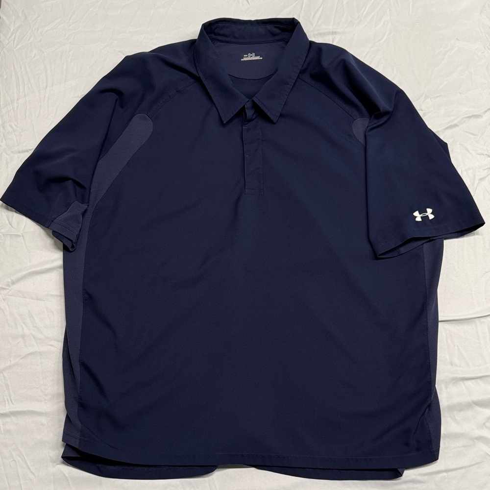 Under Armour Men's Dark/Navy Blue Polo Shirt